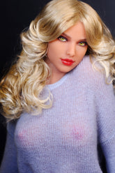 Ronja - Blonde pink nipples 166cm C-Cup dark wheat skin realistic sex doll